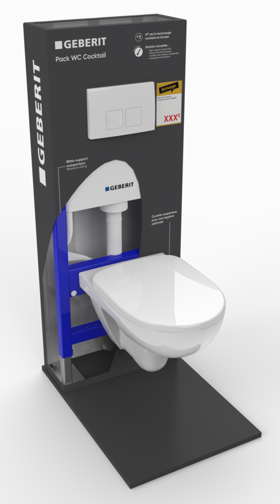 AAZ Displays - GEBERIT – Pack WC Cocktail Geberit